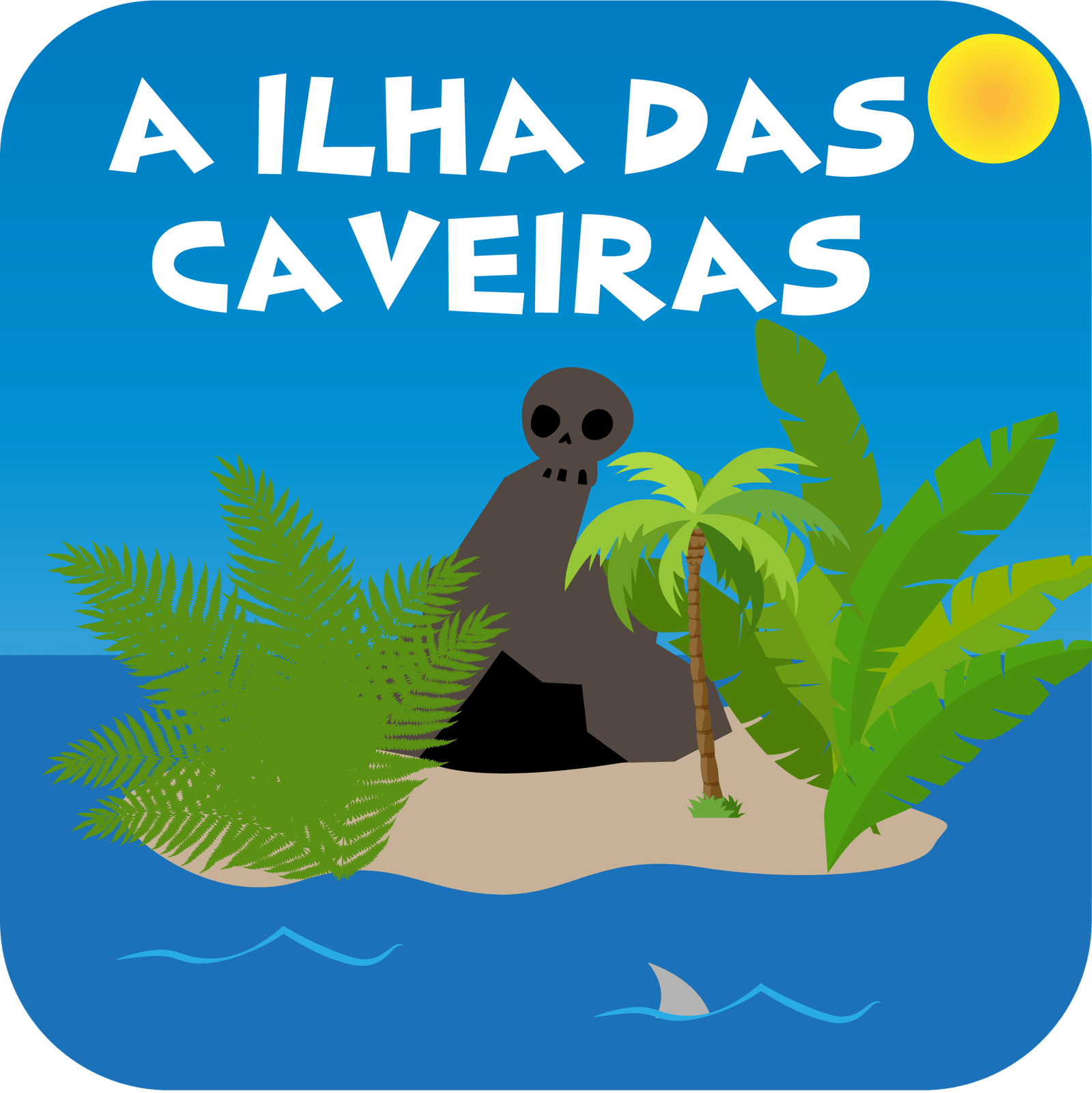 Capa de A Ilha das Caveiras
