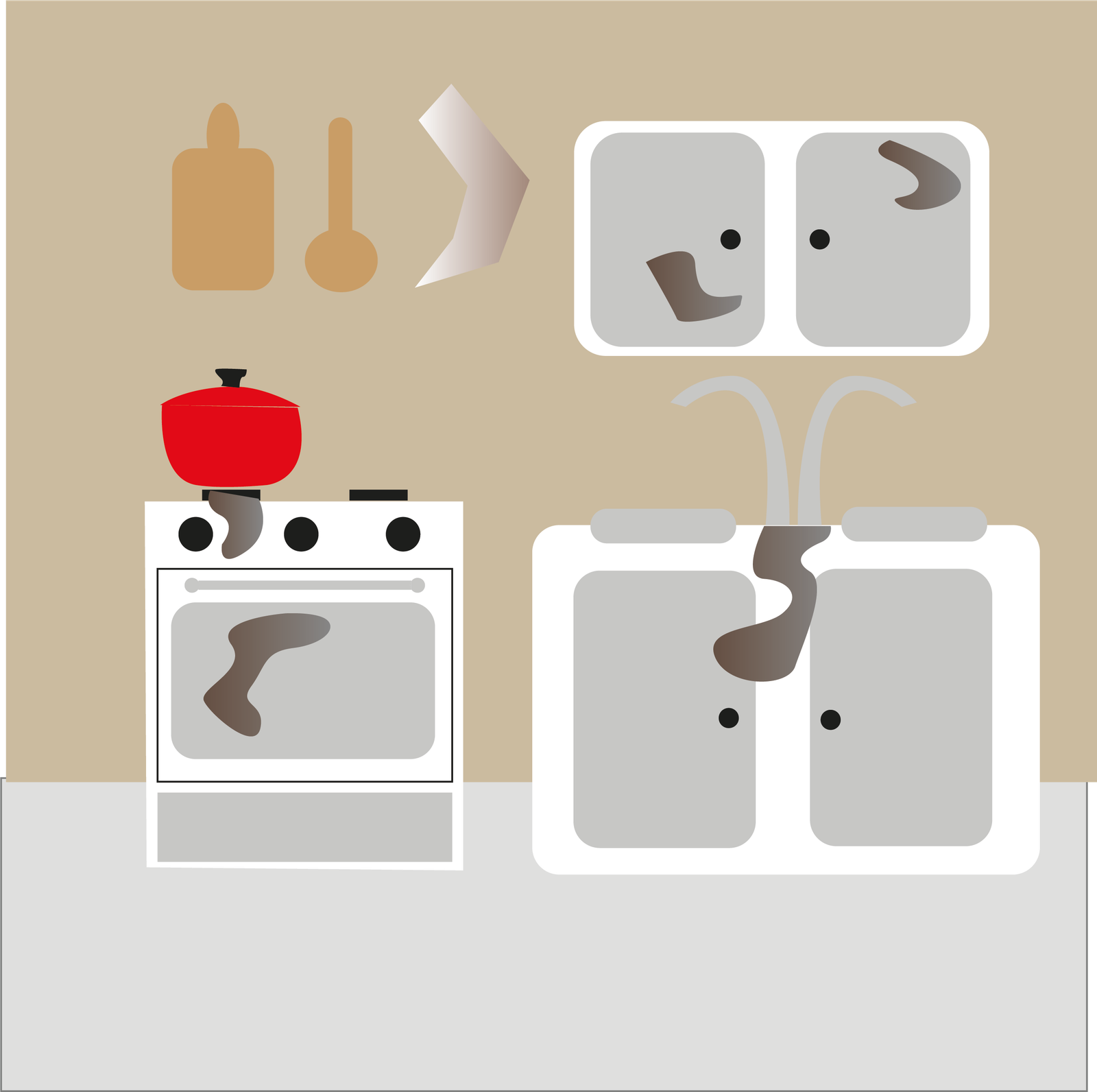 Cozinha antiga da Casa da Fresta Encantada