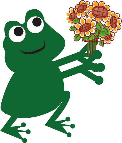 Sapo apaixonado cantando para dona Aranha