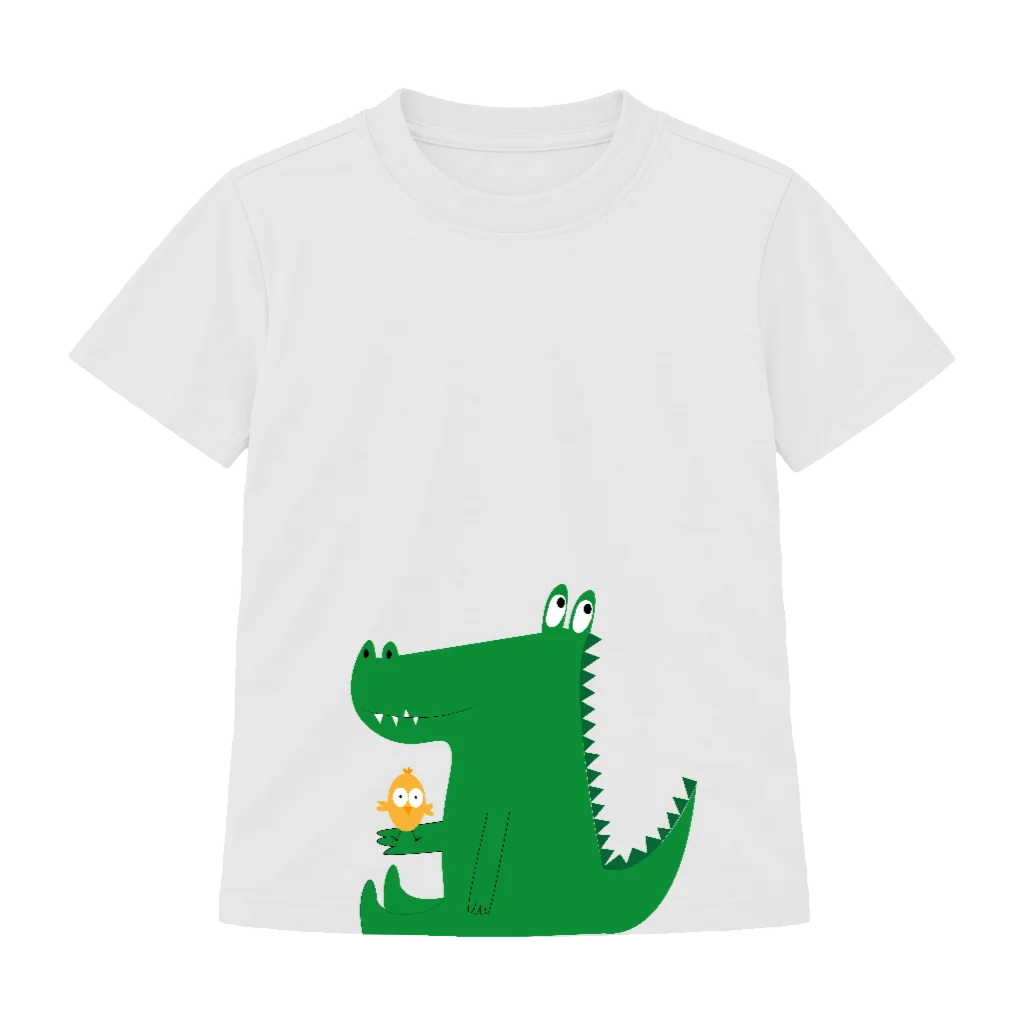 Camiseta infantil Crok e Bird