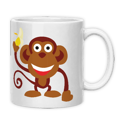 Caneca Macaco Banana